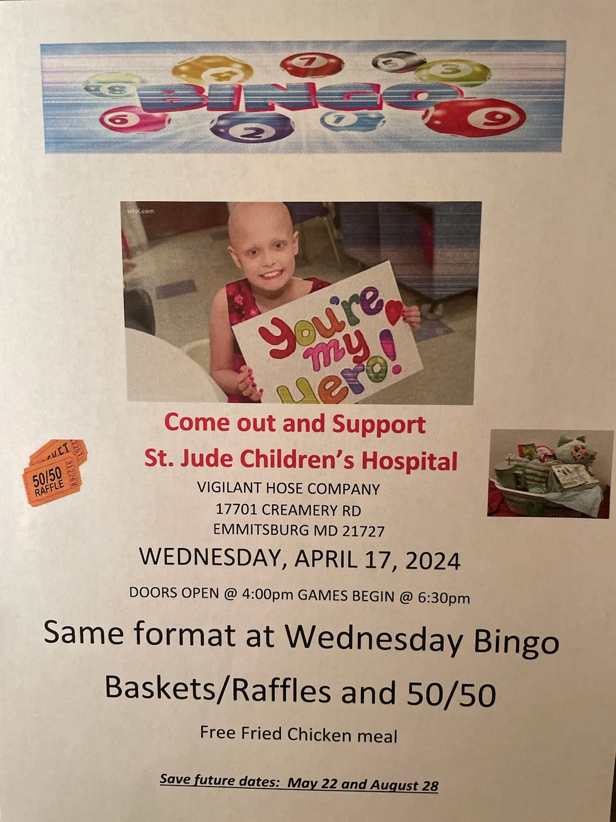 WFRE x Weis Markets Fundraisers for St. Jude April 2024 WFREFM